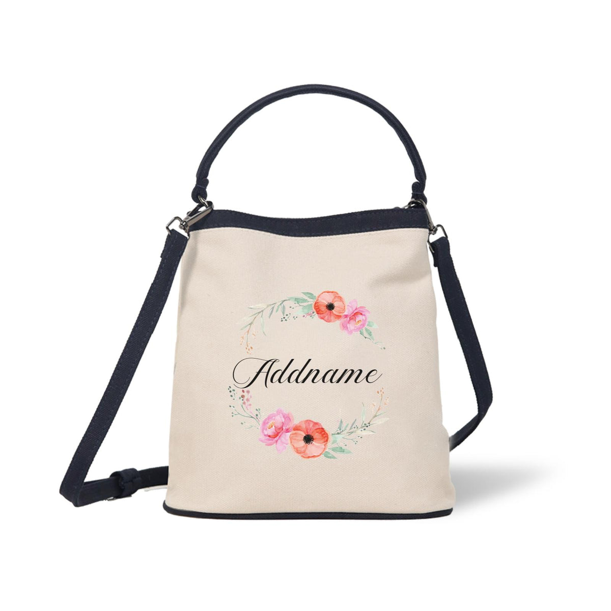 Flower Wreath With Leaves - Sofia Bag