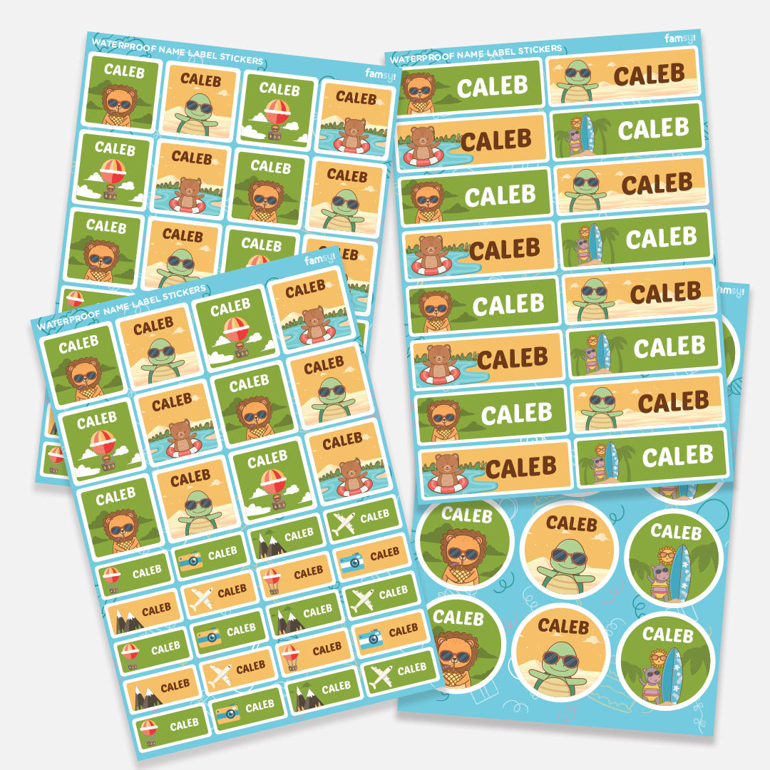 Waterproof Name Label Stickers