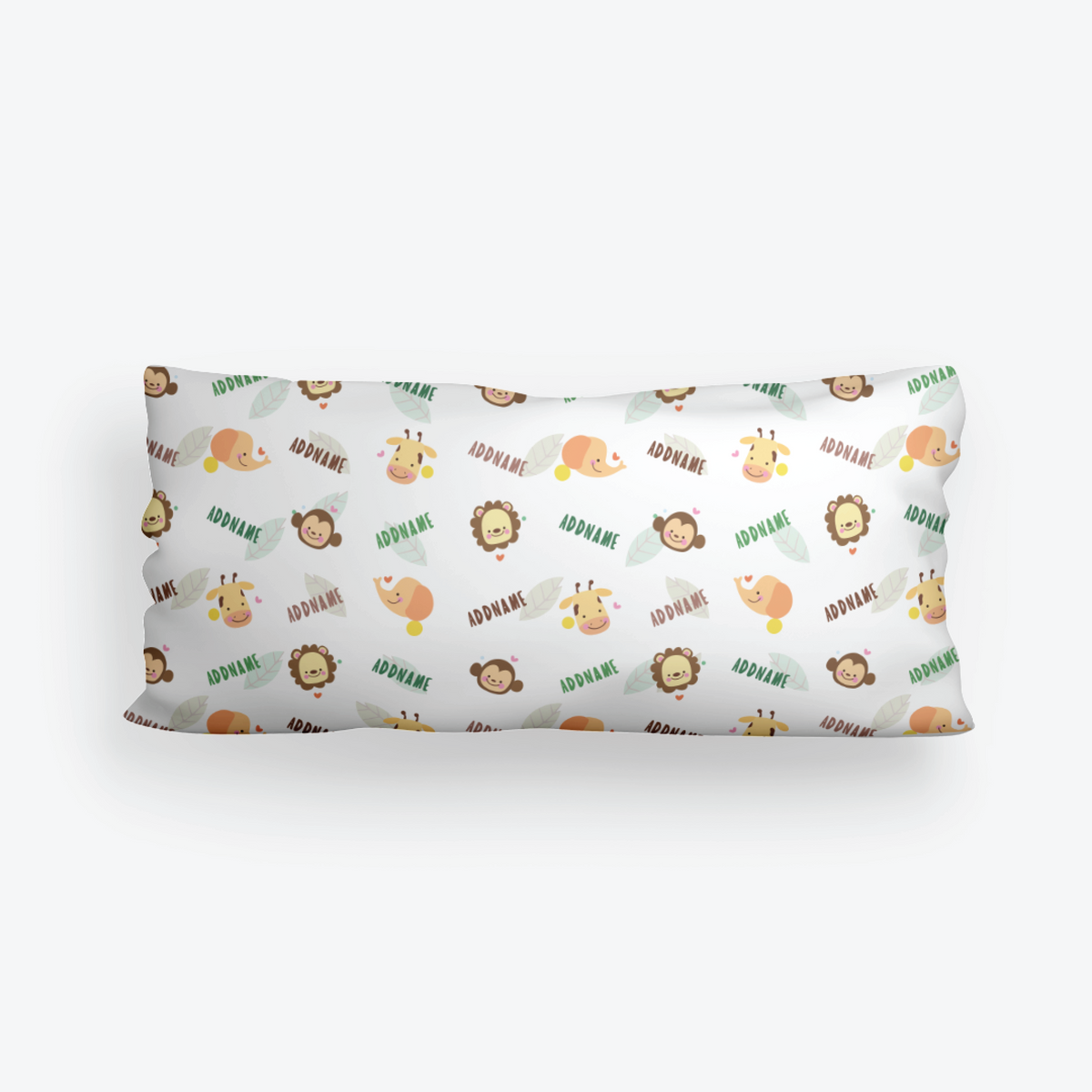 Safari Animal Boy Baby Husk Pillow