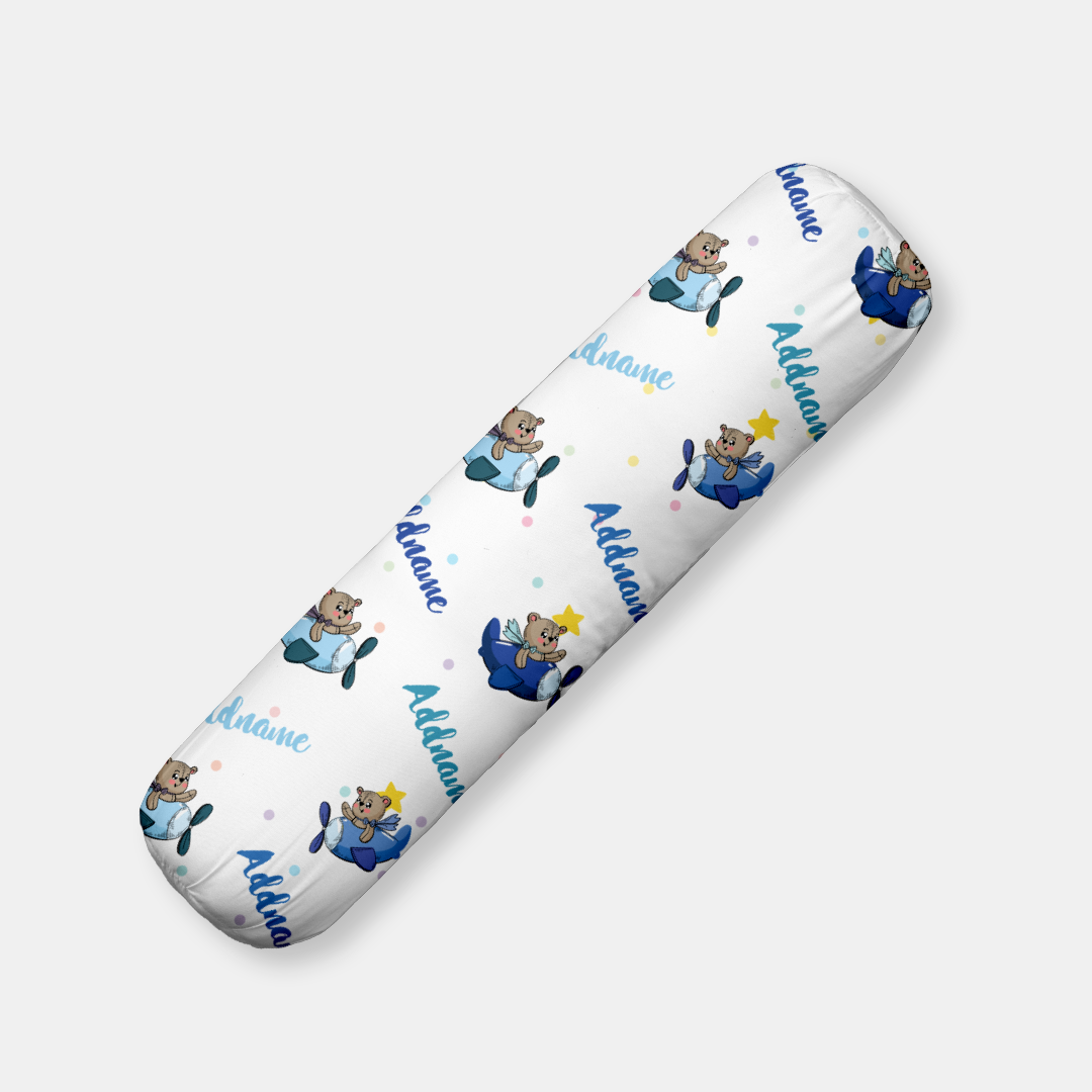 Cute Bear Pilot Boy Bolster