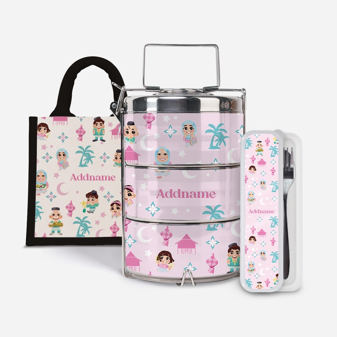 Seindah Lebaran Series - Set Kasih Pastel Pink