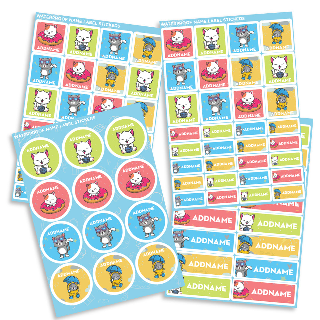 Adopt A Plushie Name Label Sticker