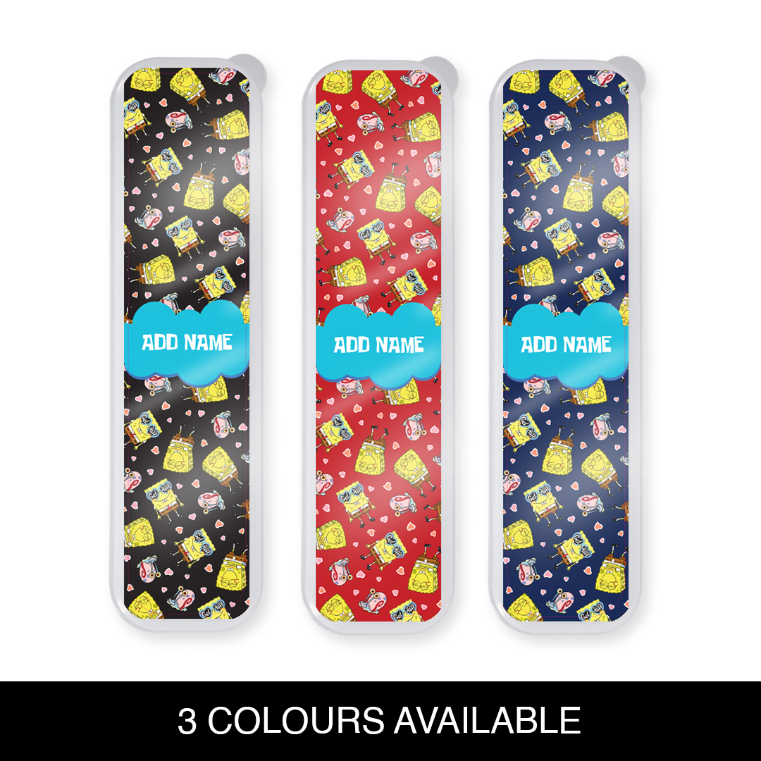 SpongeBob - Get Happy Pattern Personalized Pattern Cutlery Set