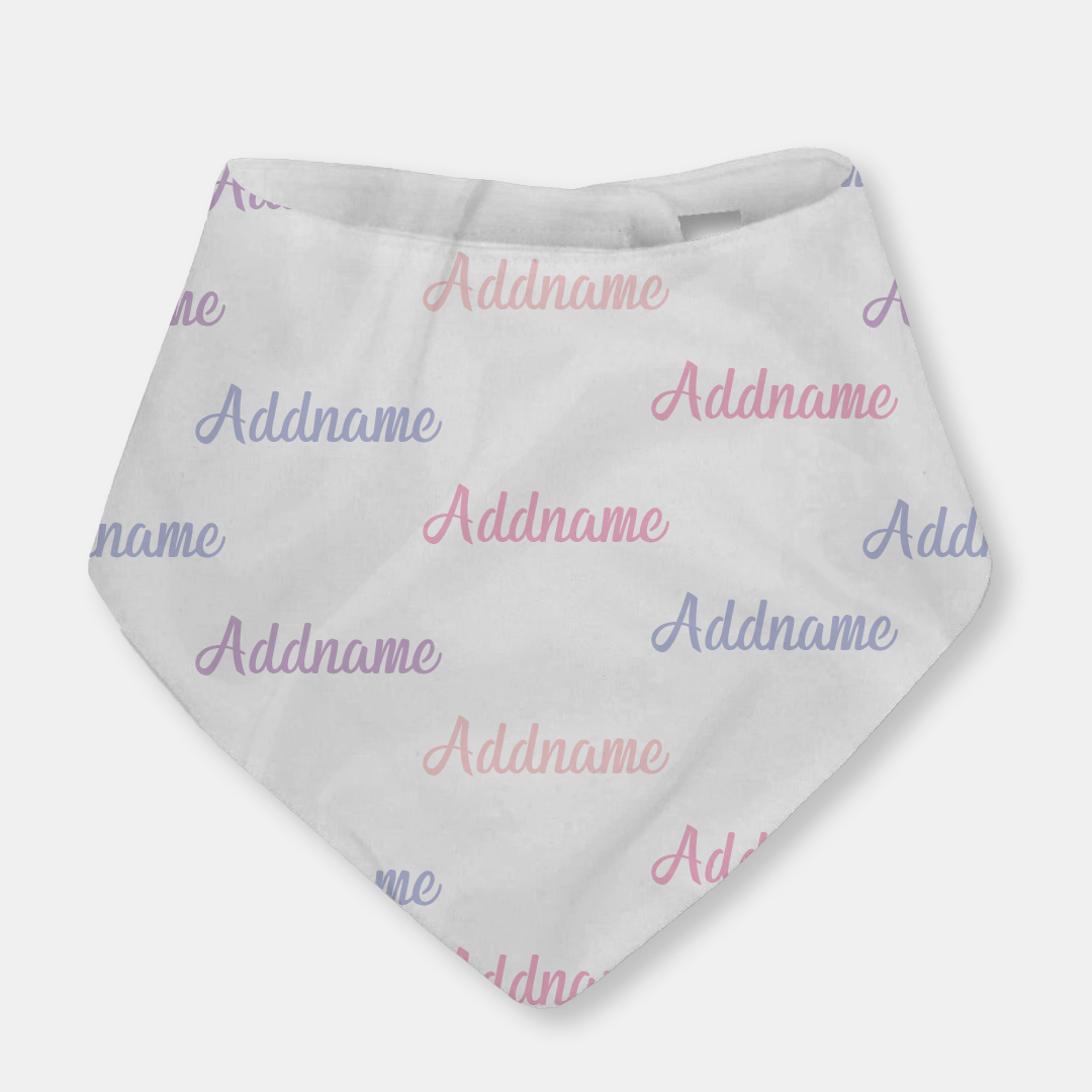 Dreamy Pink Baby Bib