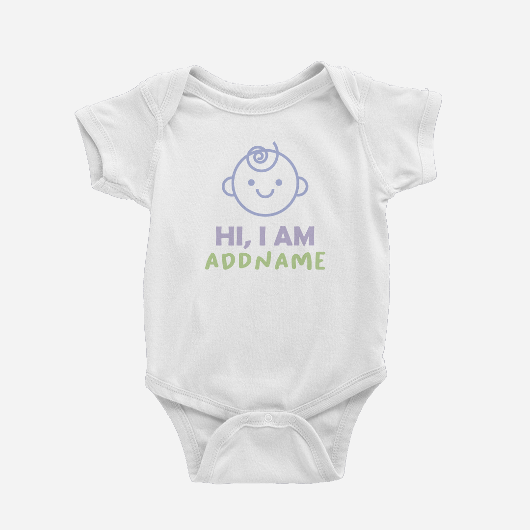 Dreamy Blue Baby Romper