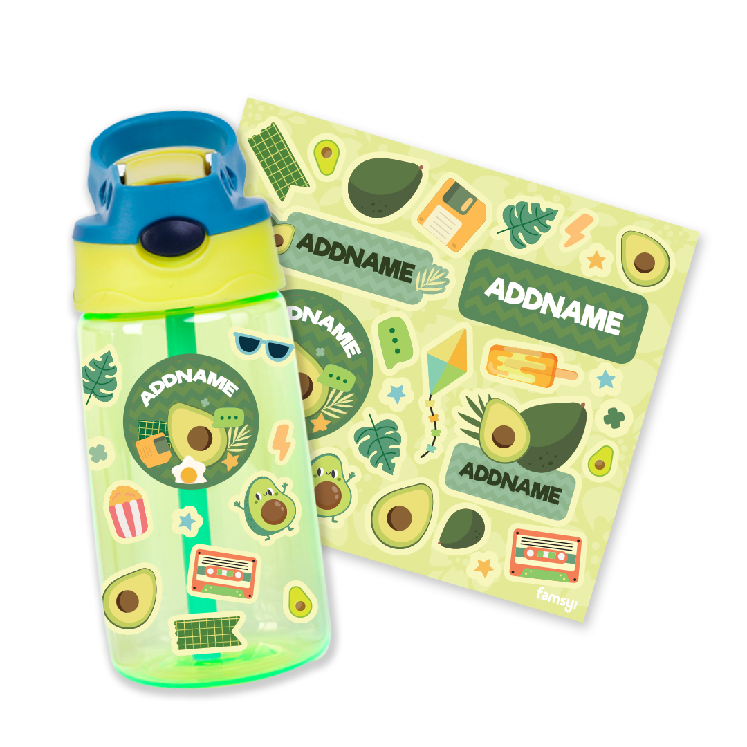 Tasty Avocado Green Kiddies Bottle