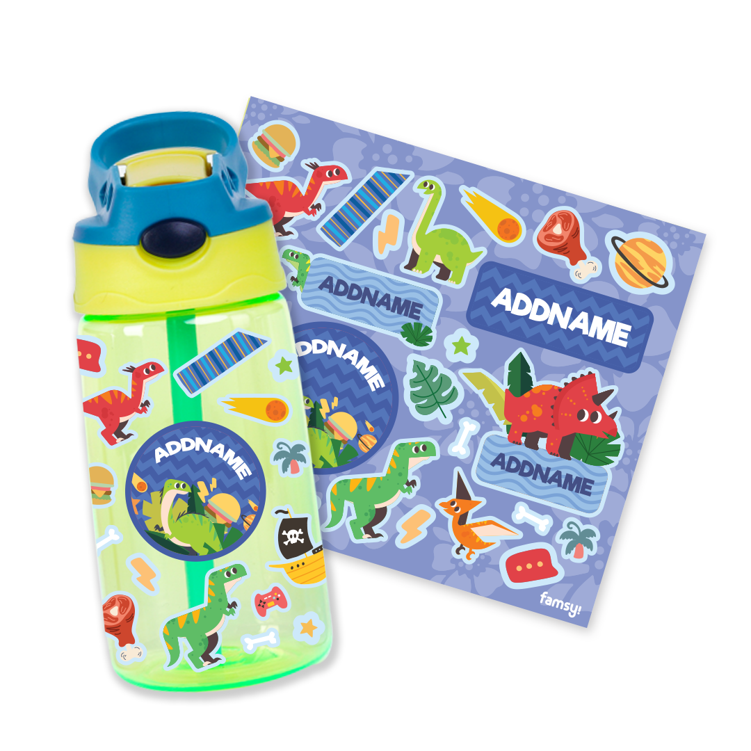 Dino Jungle Green Kiddies Bottle