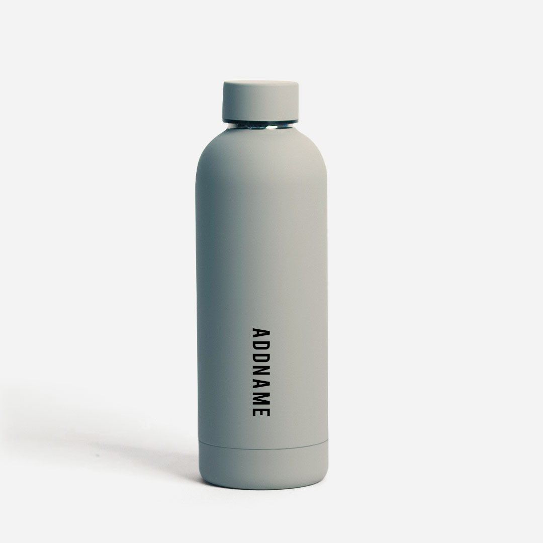 Petite - Light Grey Mizu Thermo Water Bottle