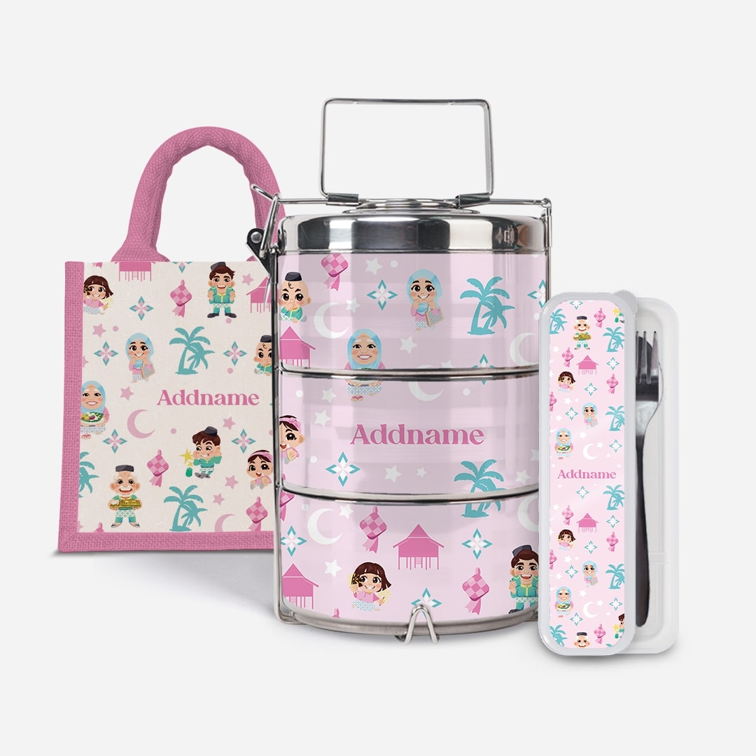 Seindah Lebaran Series - Set Kasih Pastel Pink