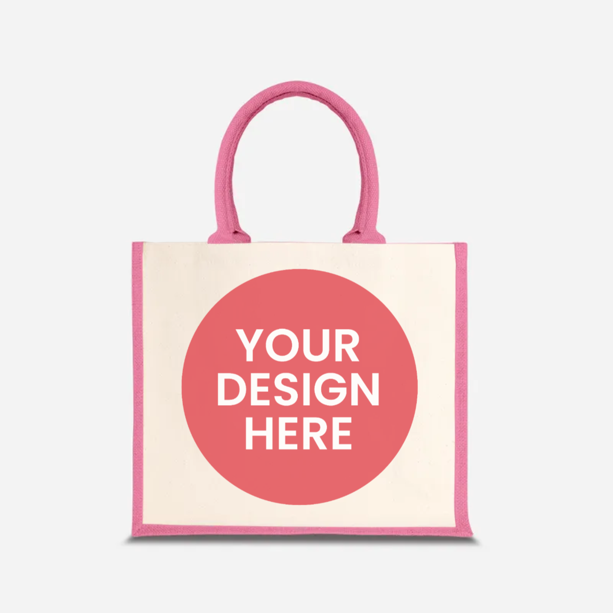 Upload Your Own - Half Lining Jute Bag