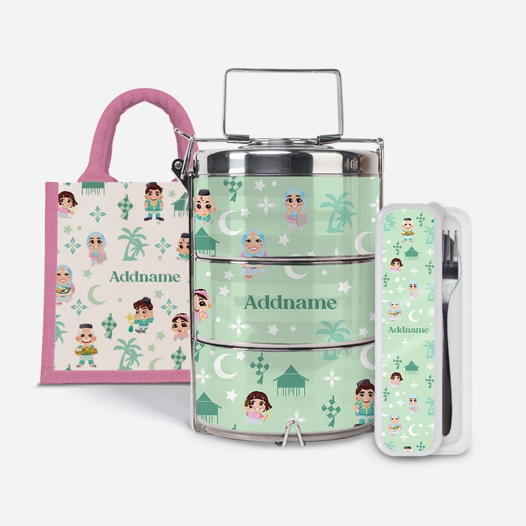 Seindah Lebaran Series - Set Kasih Pastel Green