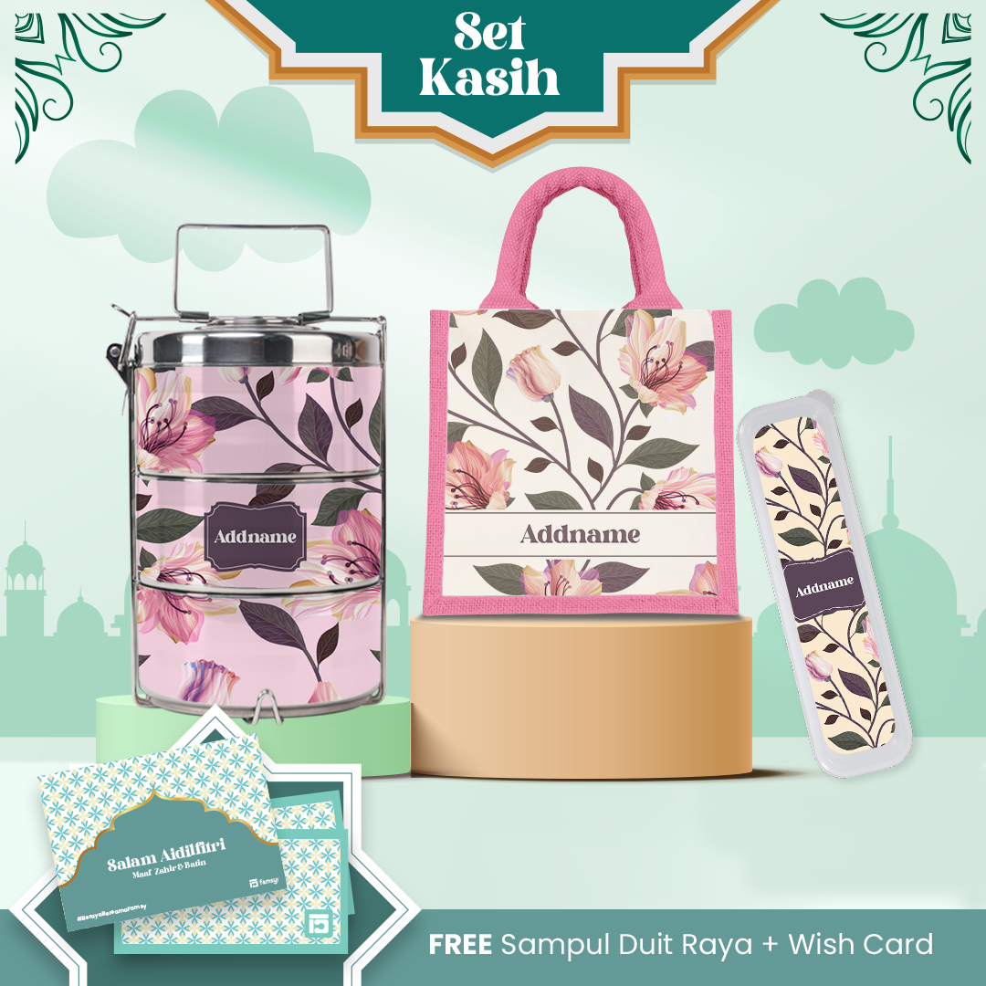 Classic Kesuma Series - Set Kasih Romantic Pink