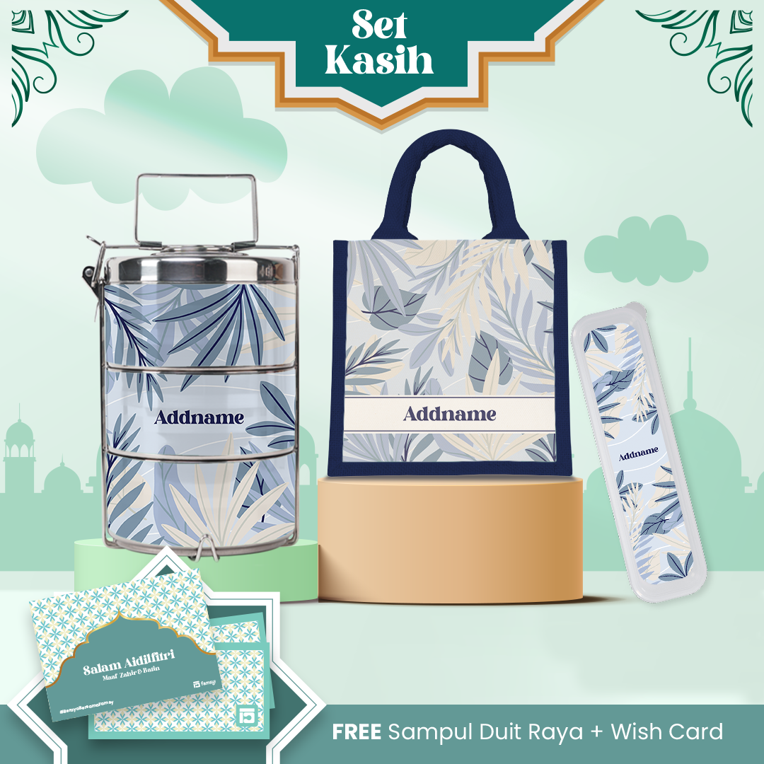 Suasana Series - Set Kasih Ash Blue