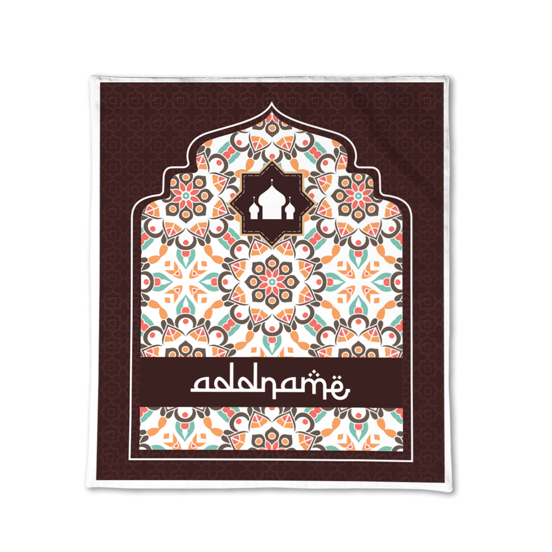 Arabesque Geo Brown Sejadah Prayer Mat