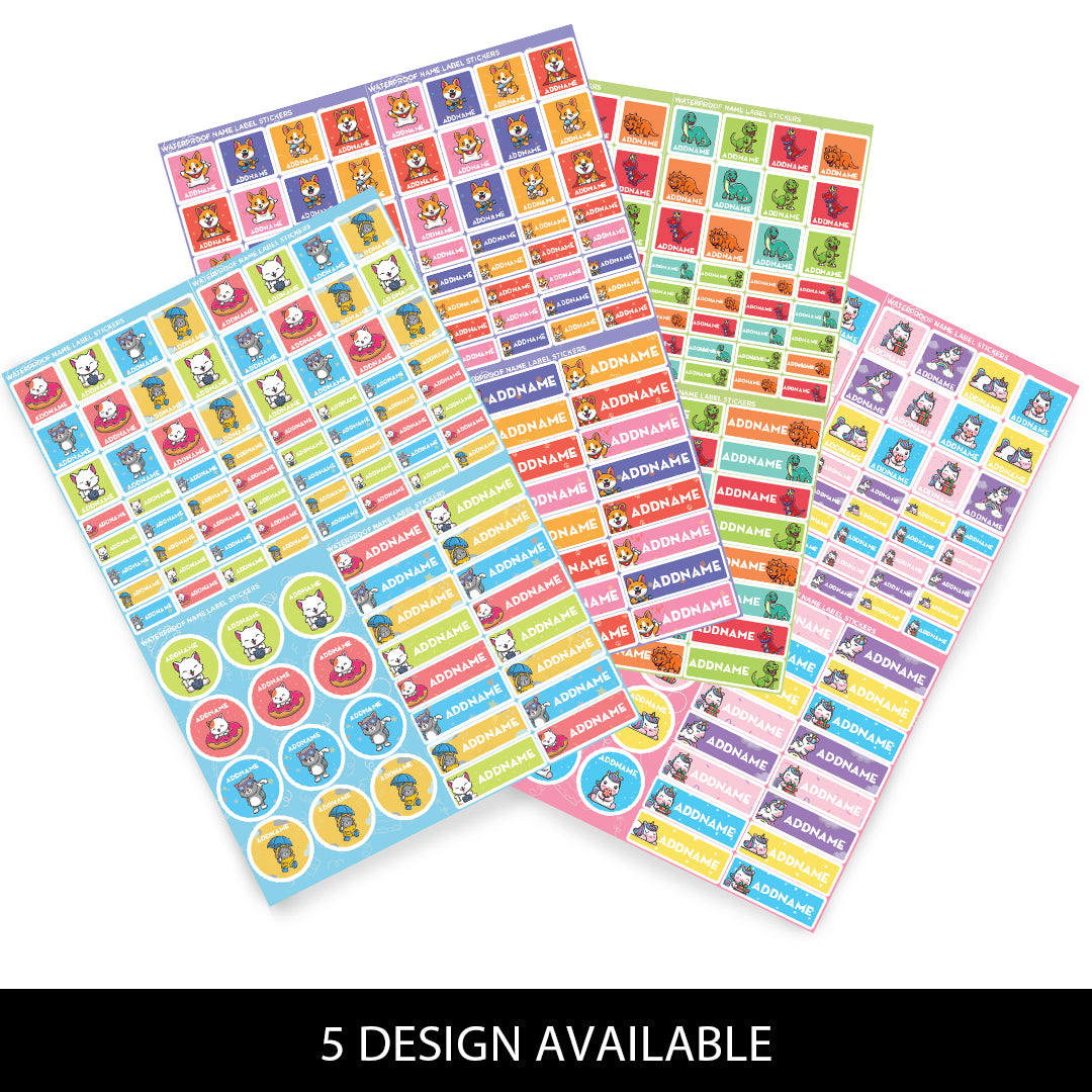 Adopt A Plushie Name Label Sticker