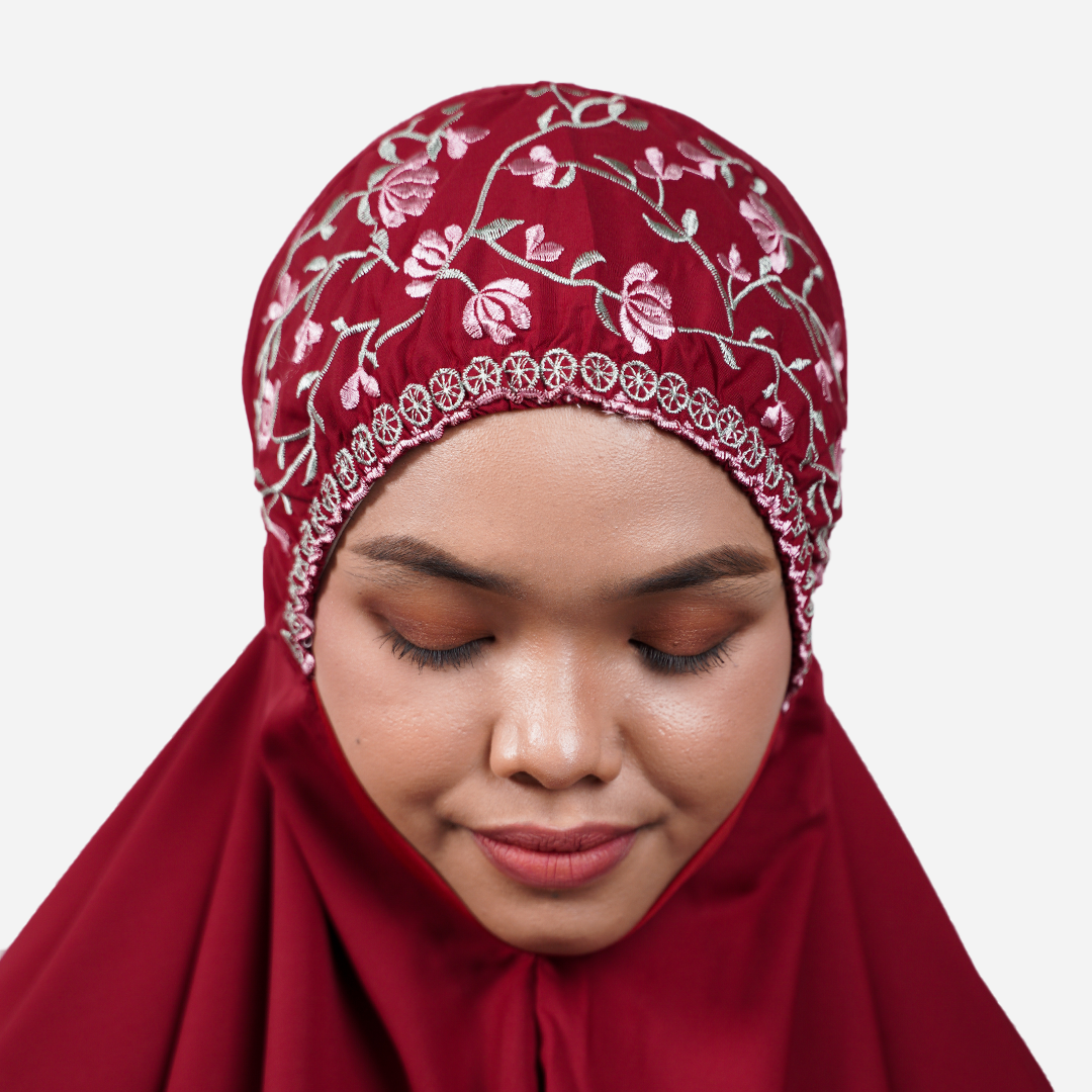 Dang Anum Series - Ancient Maroon Telekung