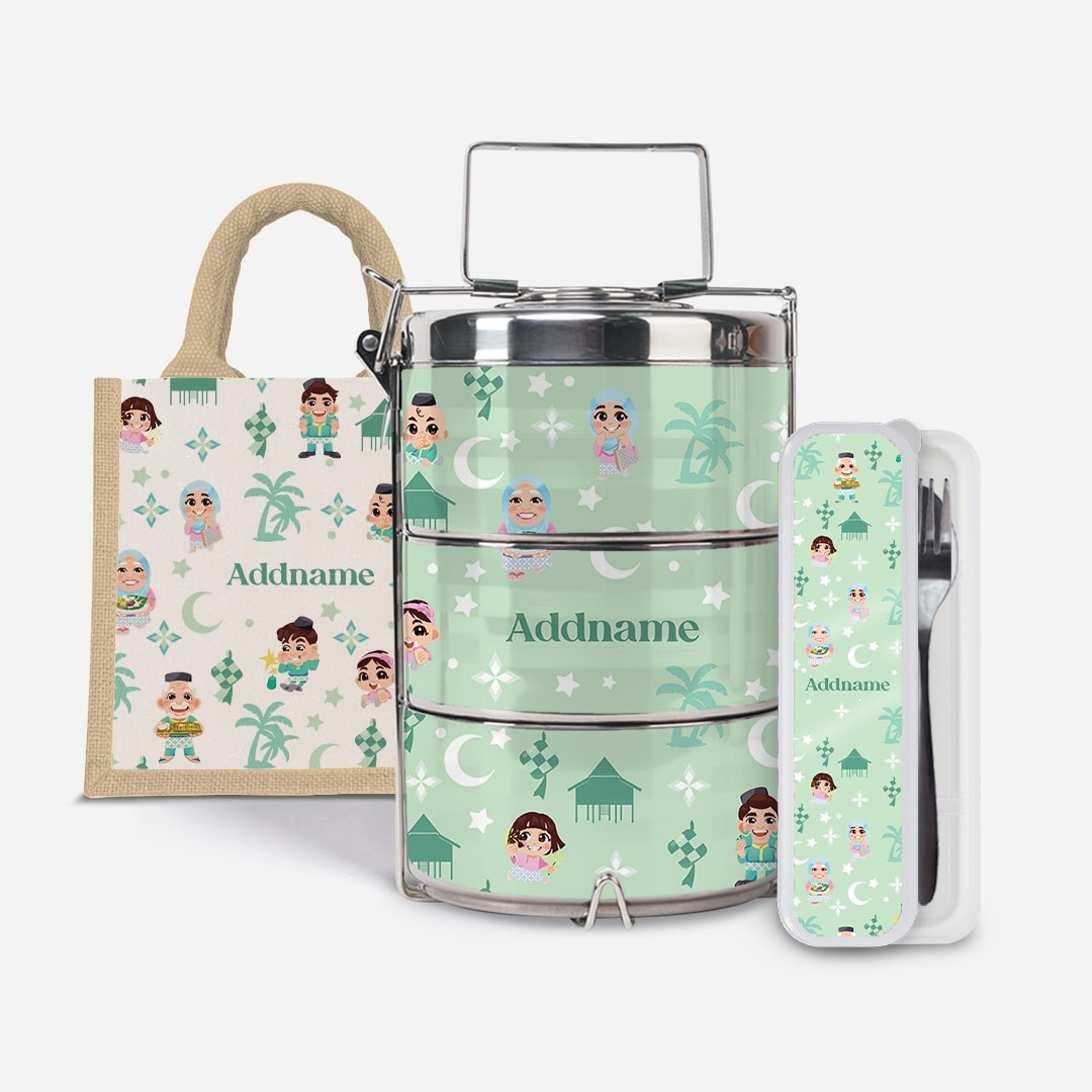 Seindah Lebaran Series - Set Kasih Pastel Green