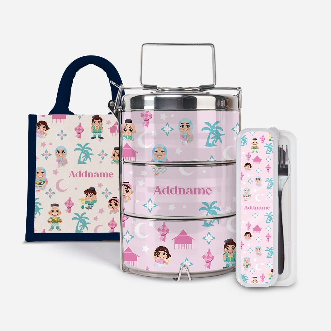 Seindah Lebaran Series - Set Kasih Pastel Pink