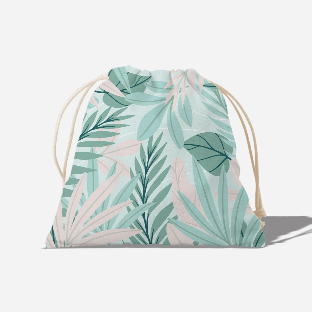 Suasana Series Full Print Satchel - Ash Green