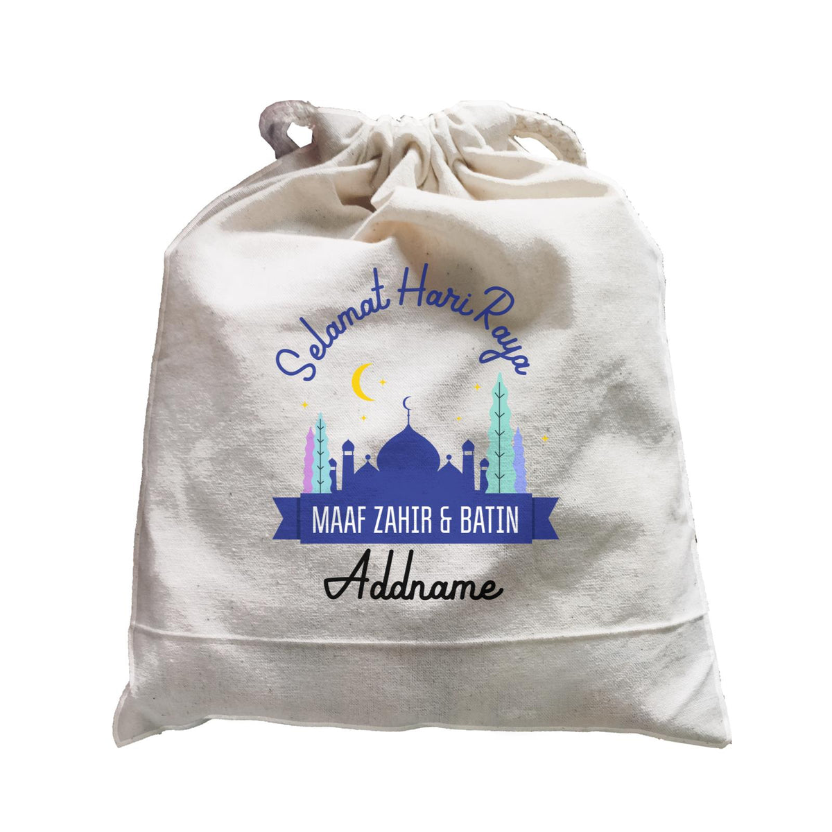 Selamat Hari Raya Maaf Zahir Dan Batin Raya Logo Satchel