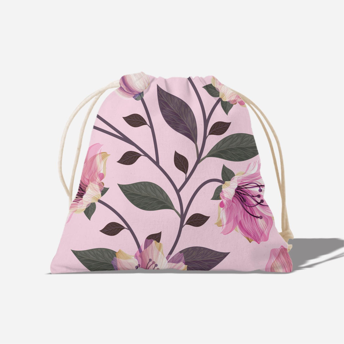 Classic Kesuma Full Print Satchel - Romantic Pink