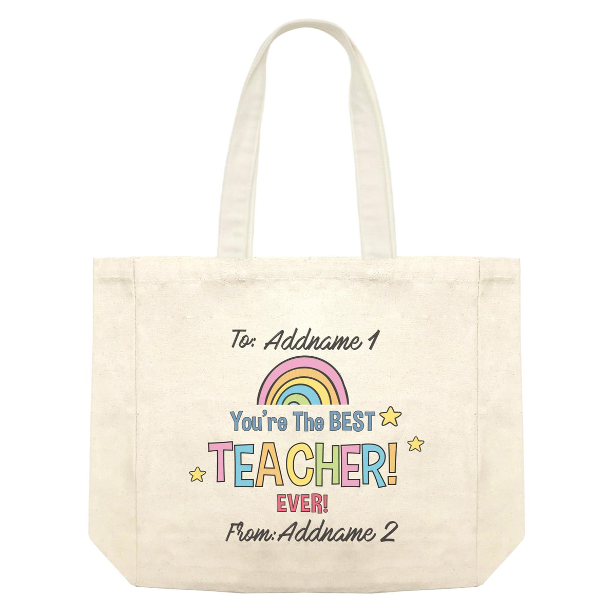 Doodle Series - You're The Best Teacher Ever Shopping Bag
