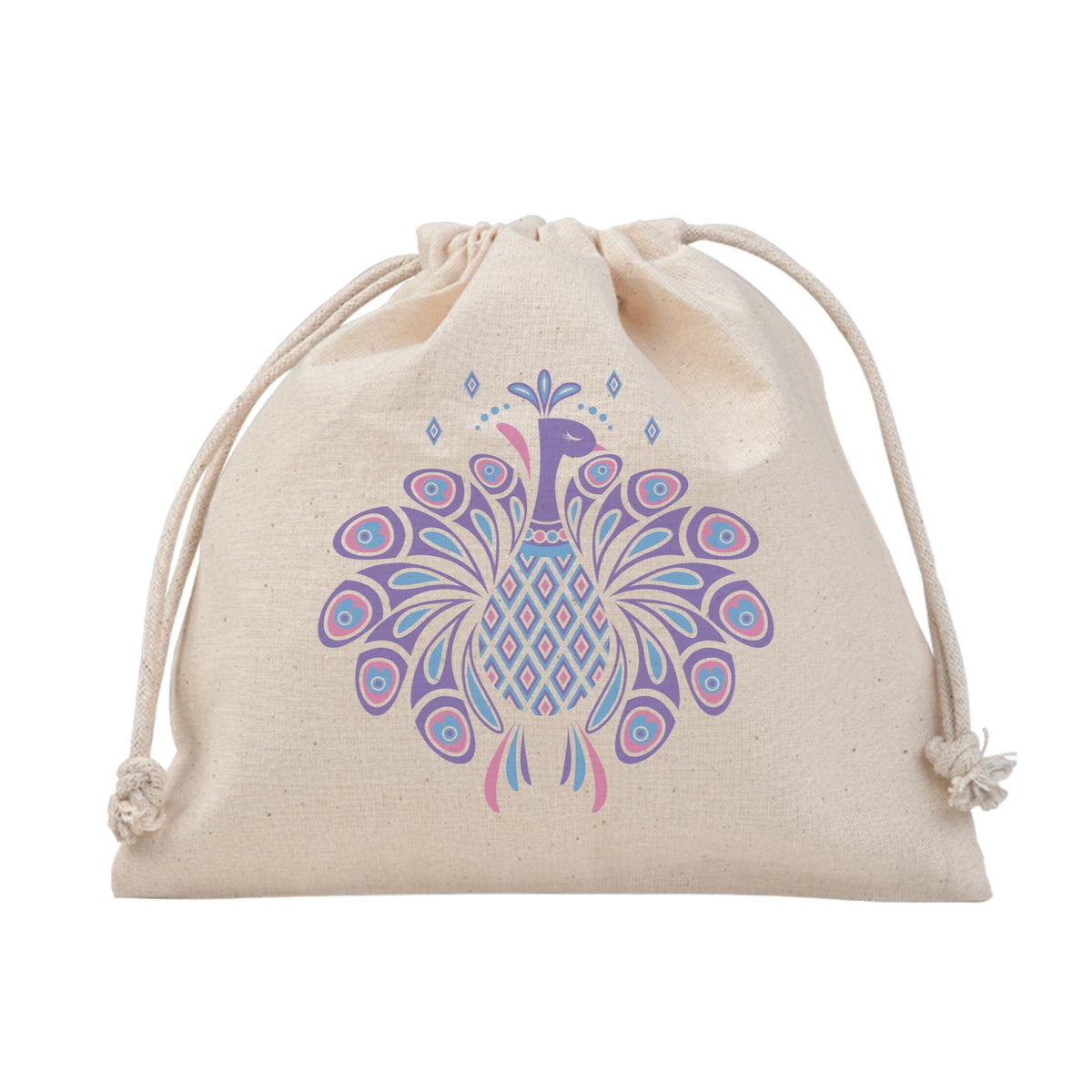 Deepavali Series Non-personalised Geometric Peacock Satchel