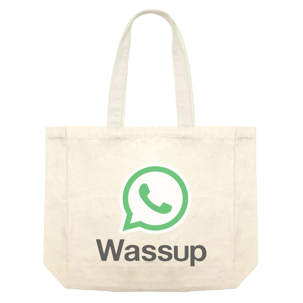 Slang Statement Wassup Accessories Shopping Bag
