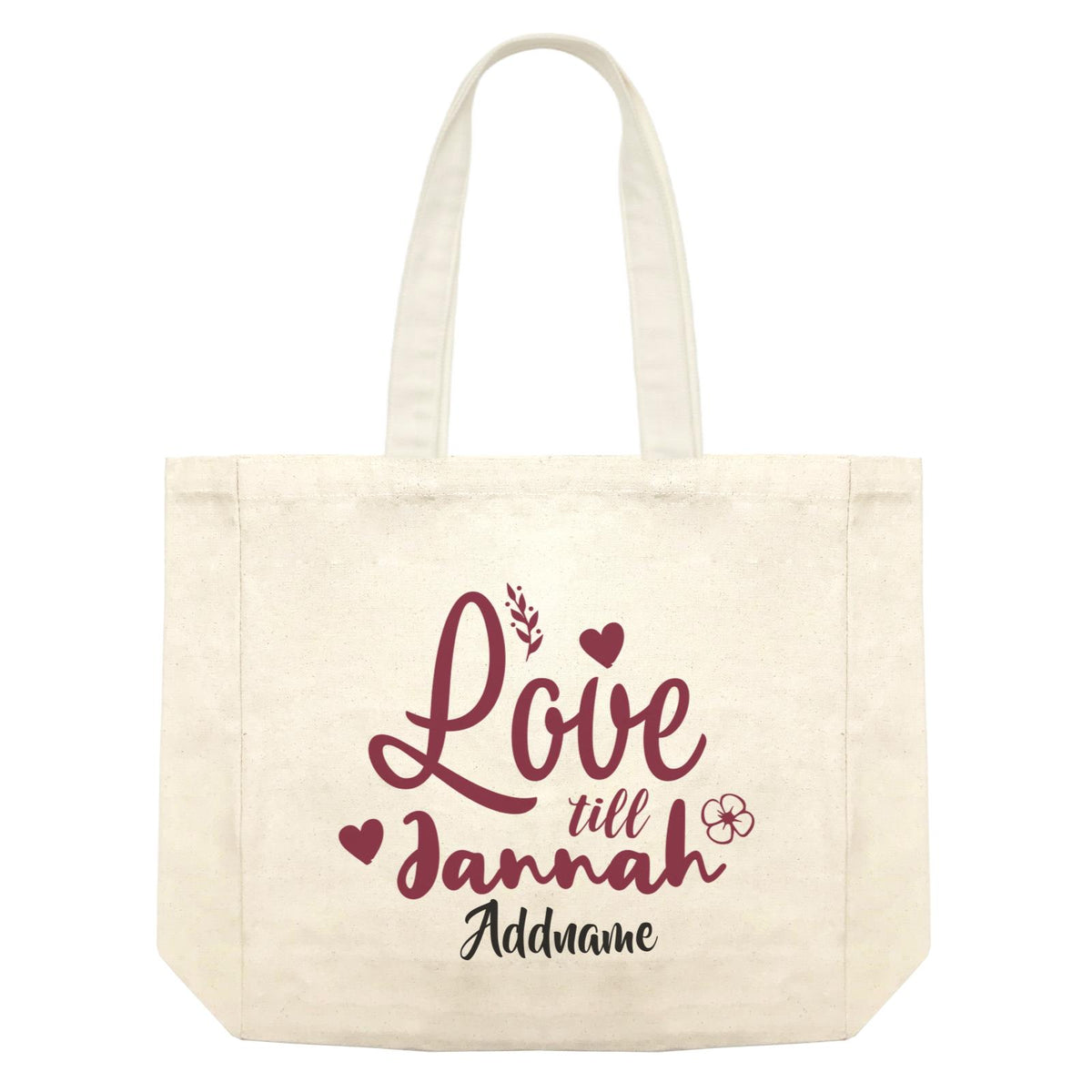Raya Till Jannah Raya Typography Shopping Bag