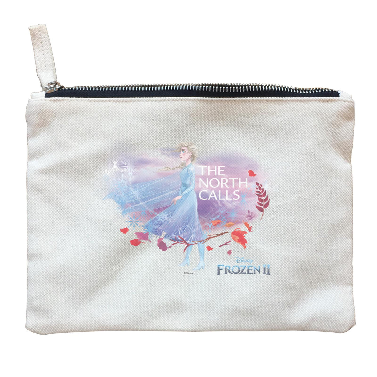 Disney Frozen 2 Snowflake The North Calls With Elsa Zipper Pouch