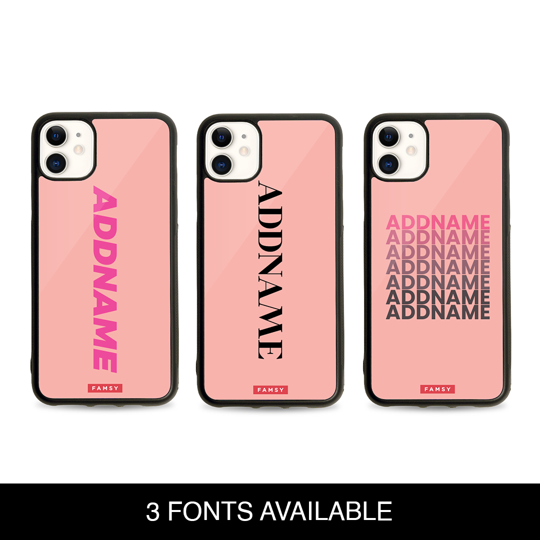 Your Name Series - Peach Cocktail iPhone Case