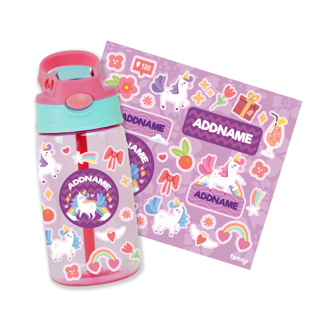 Magical Unicorn Pink Kiddies Bottle