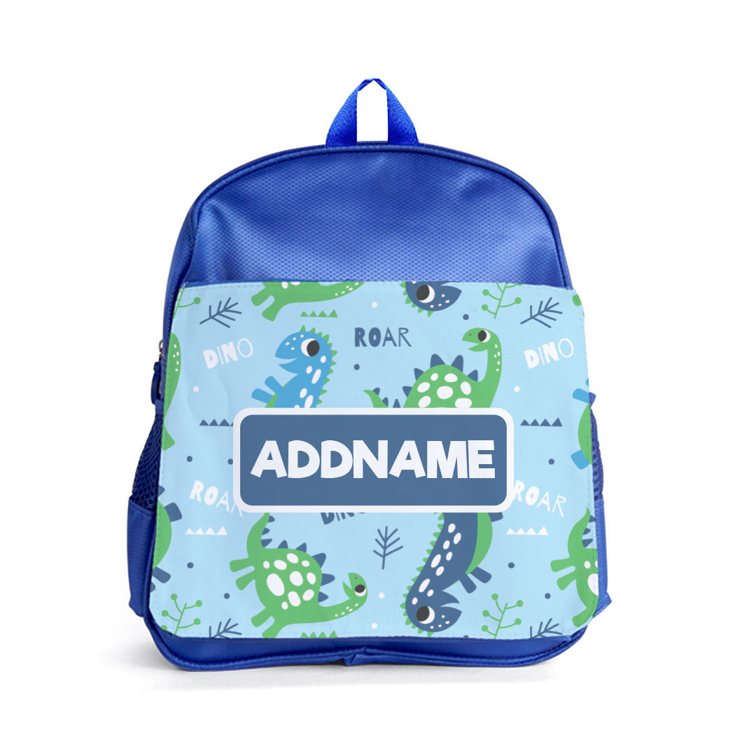 Cute Dino Blue Kiddies Bag