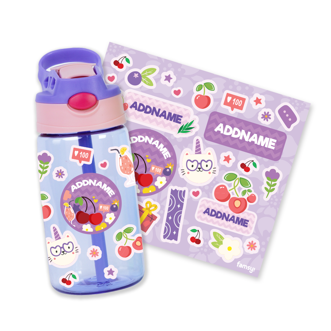 Sweet Cherry Purple Kiddies Bottle