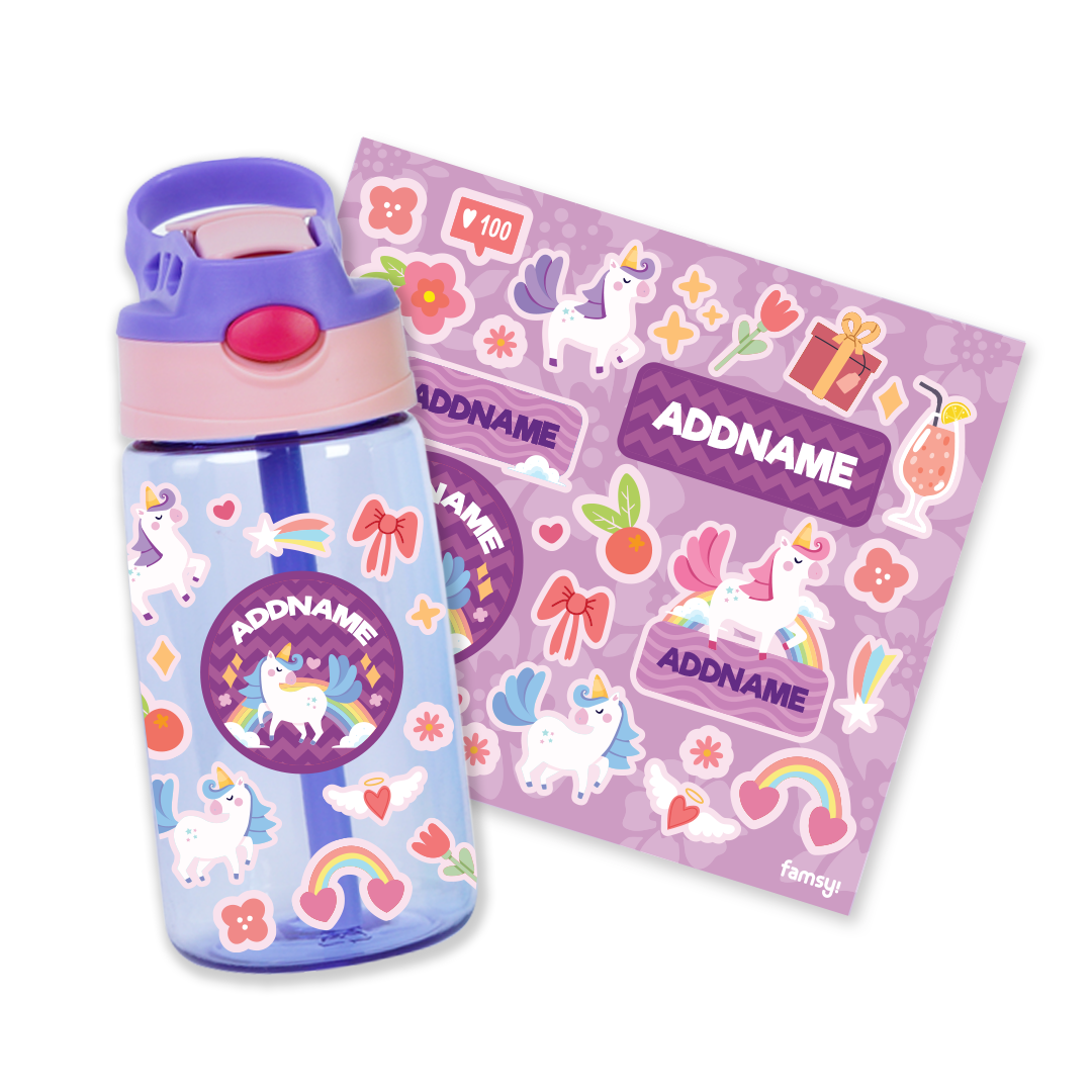 Magical Unicorn Purple Kiddies Bottle