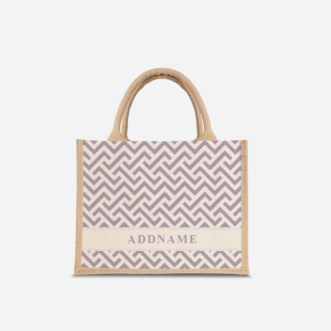AUFBAU Series - Pastel Purple Jute Bags