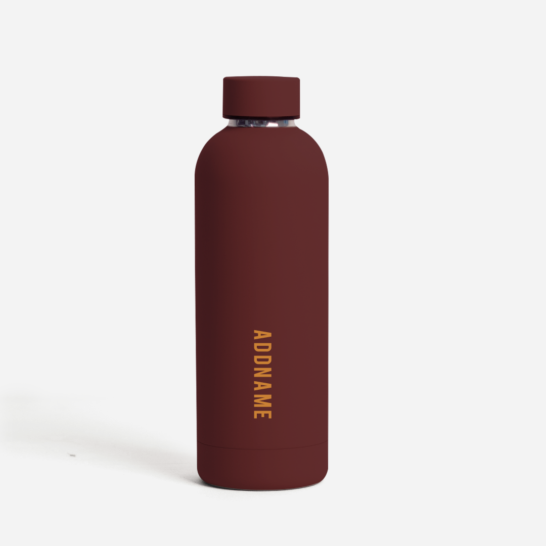 Petite - Maroon Mizu Thermo Water Bottle