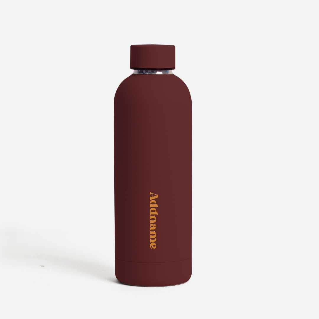 Petite - Maroon Mizu Thermo Water Bottle
