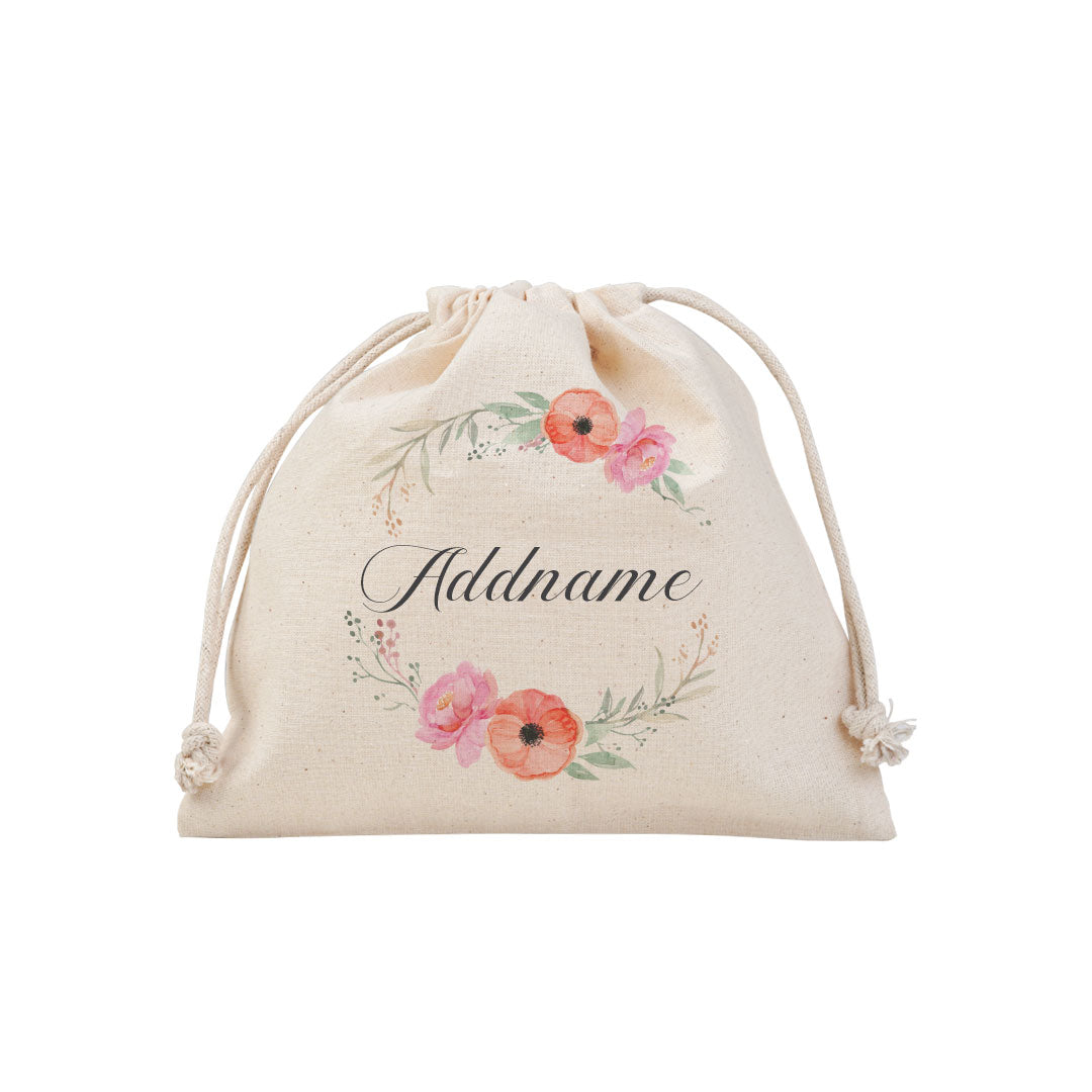 Elegant Flower Wreath Satchel