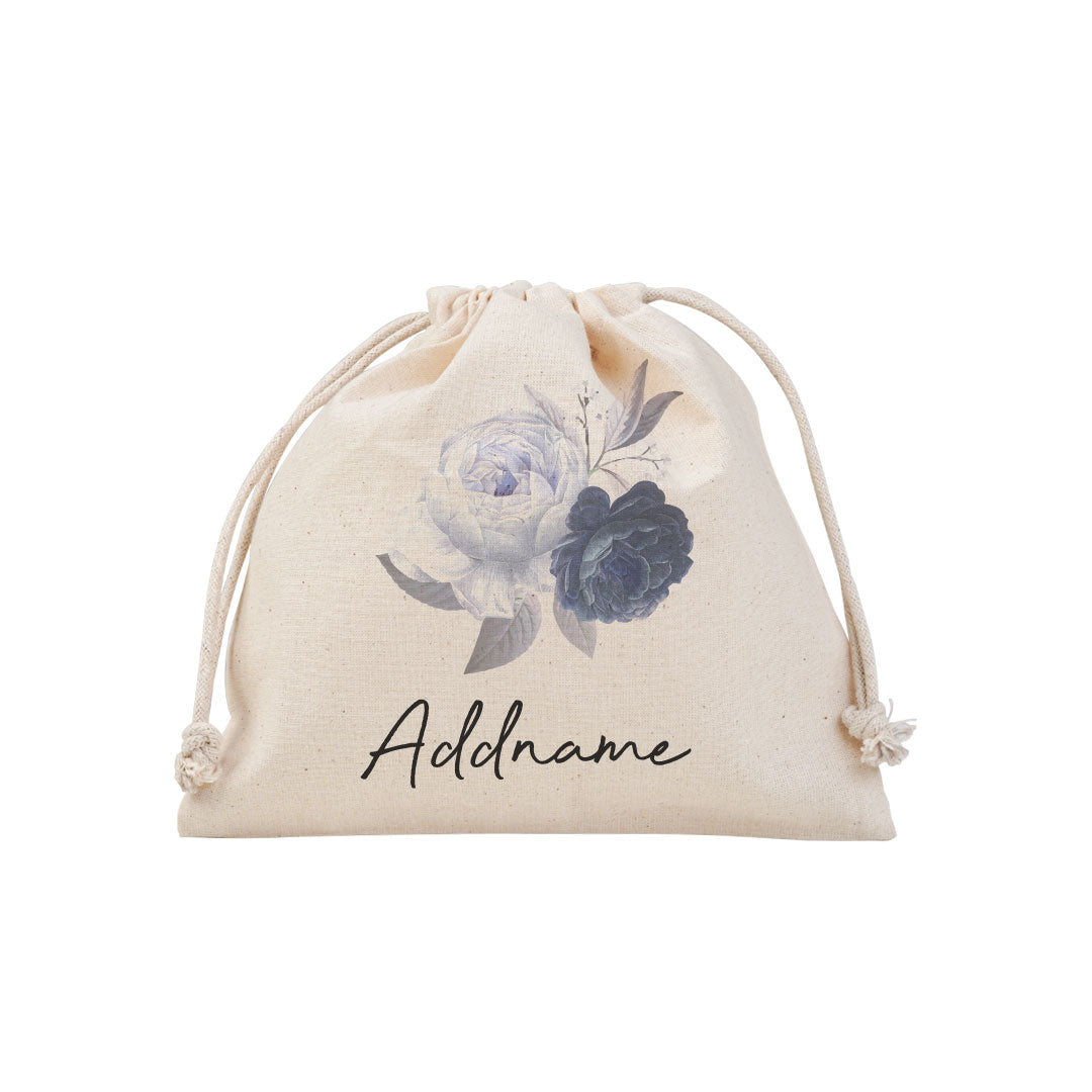 Pastel Flower Series Blue Rose Satchel