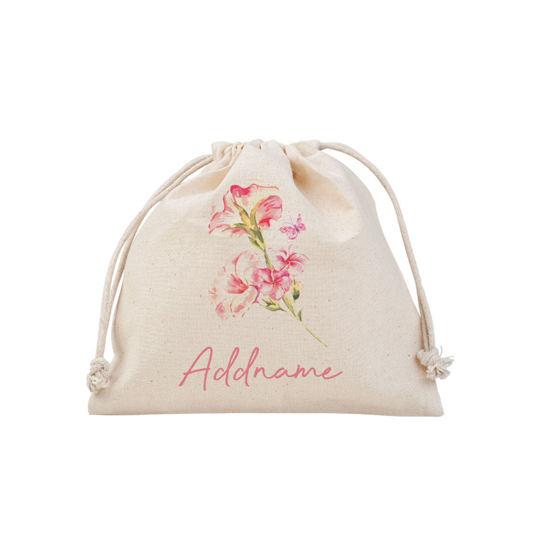 Pastel Flower Petunia Satchel