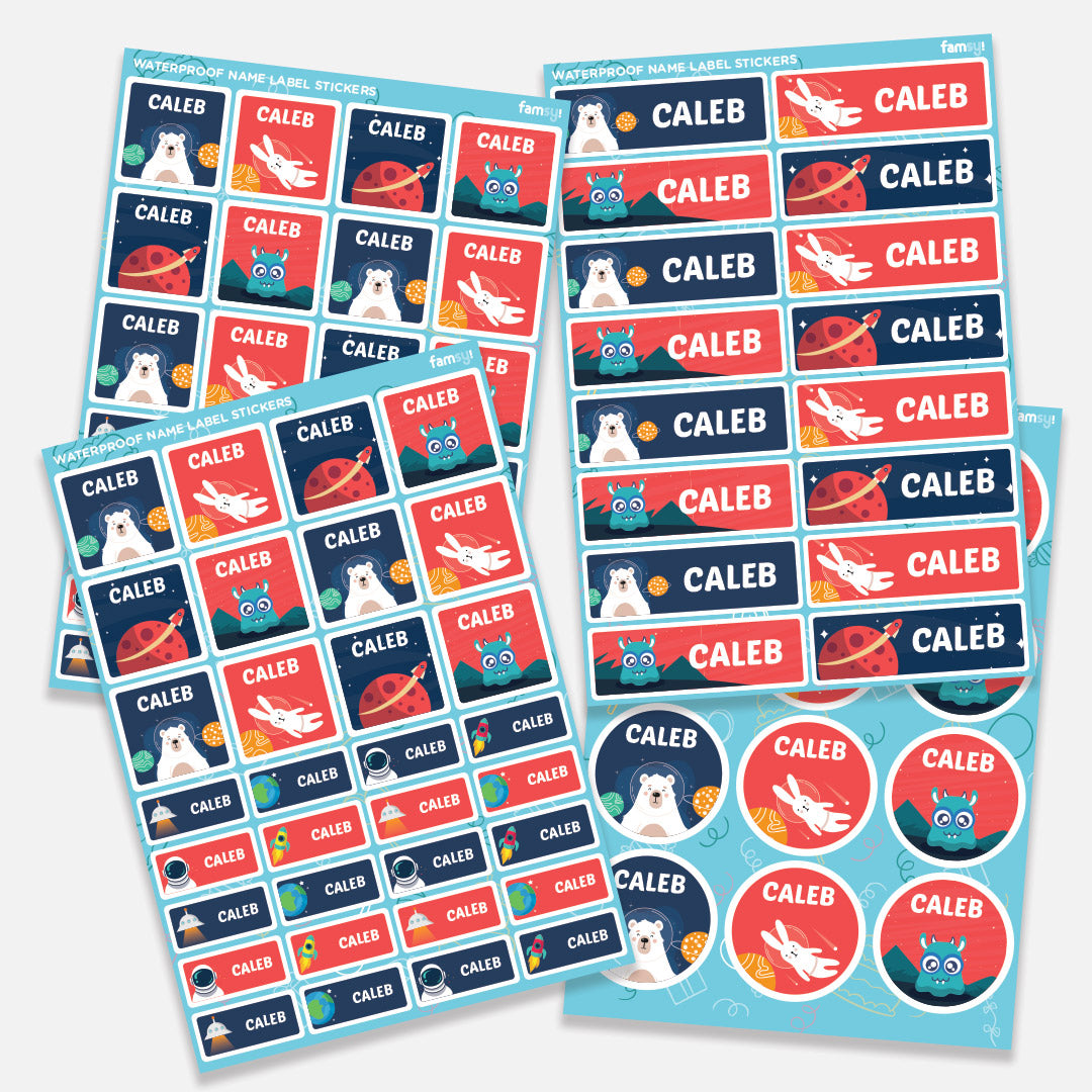 Waterproof Name Label Stickers