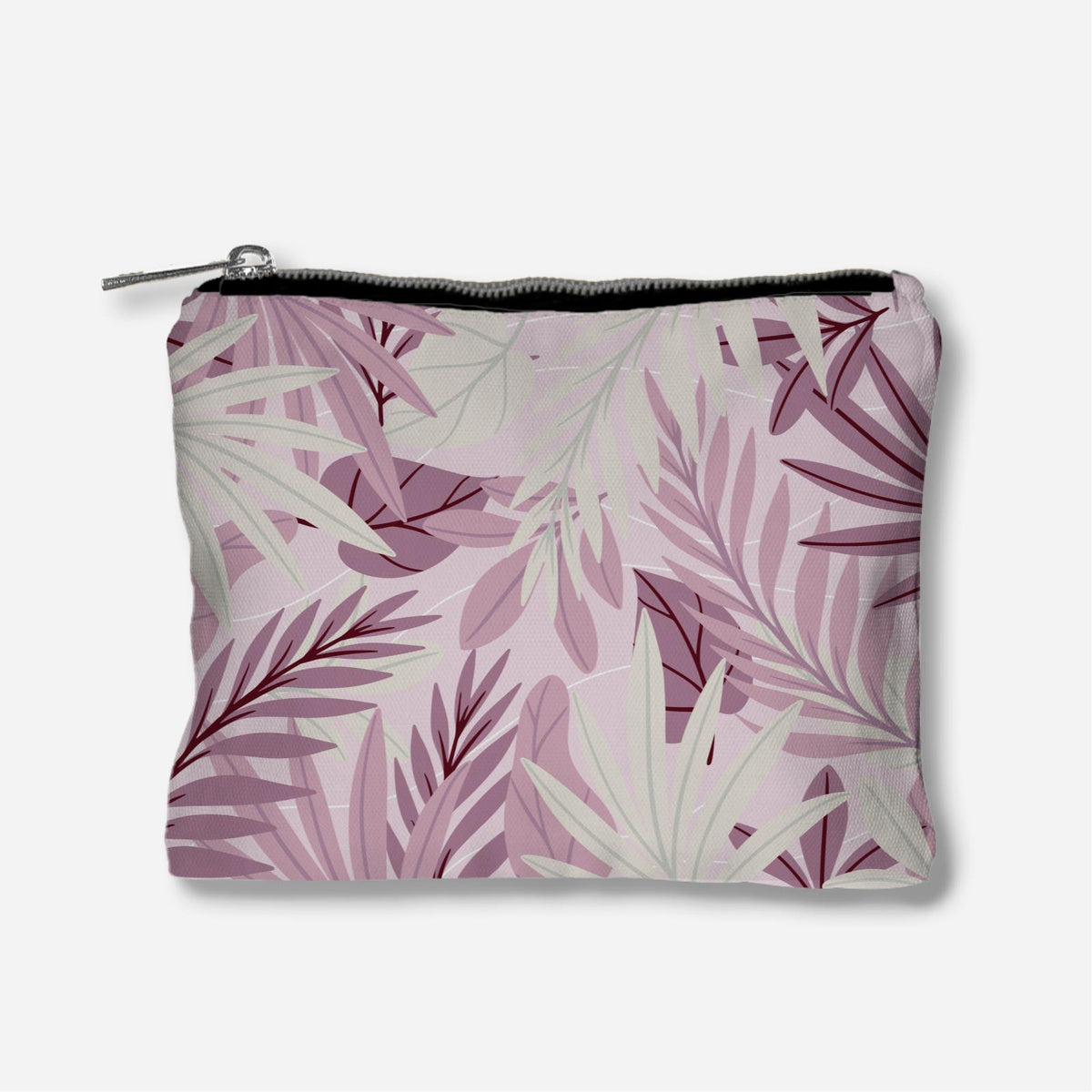 Suasana Series Full Print Zipper Pouch - Ash Pink