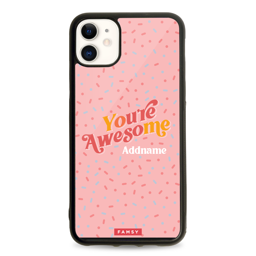 Good Vibe Series - You're Awesome iPhone Case