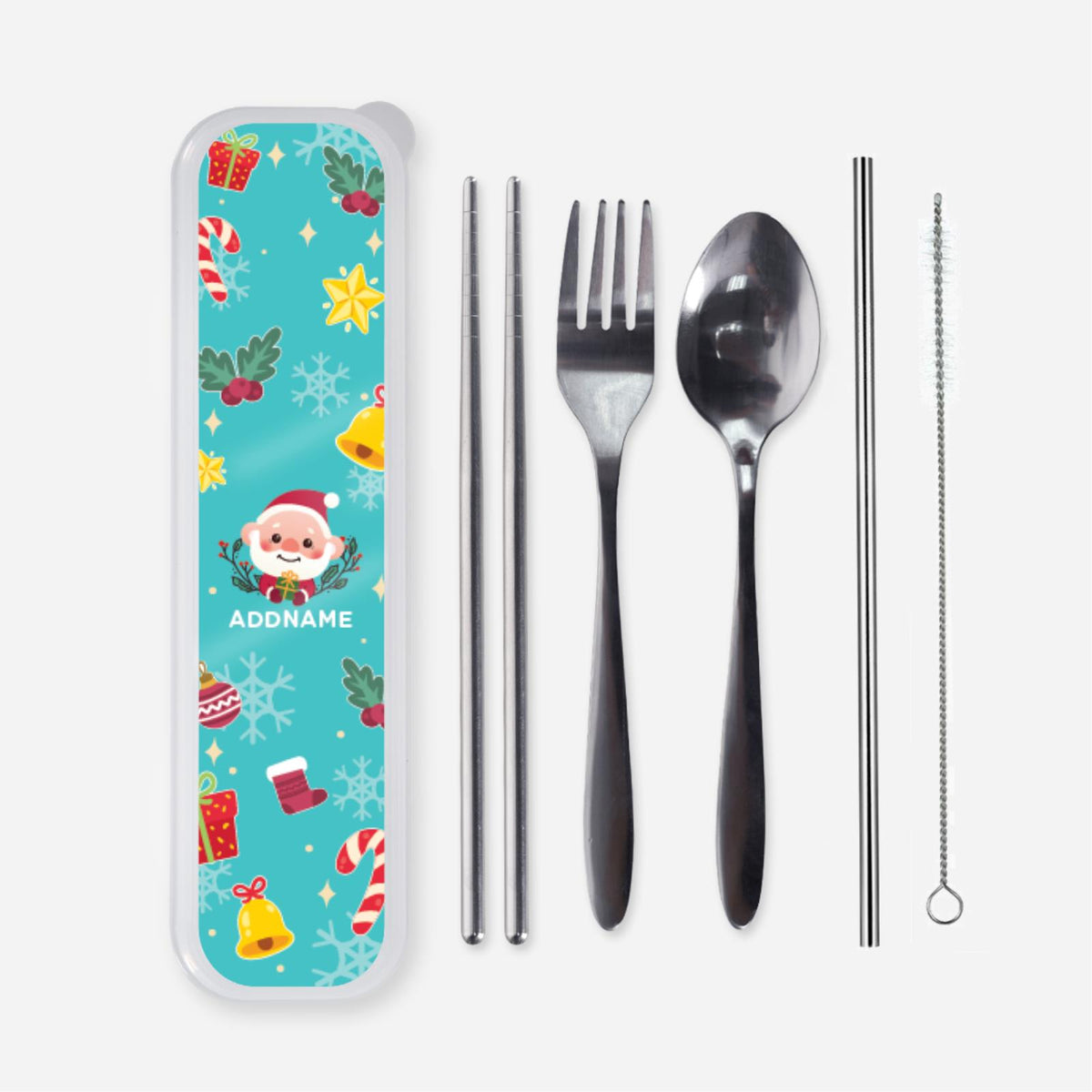 Christmas Cute Animal Series Cutlery - Santa