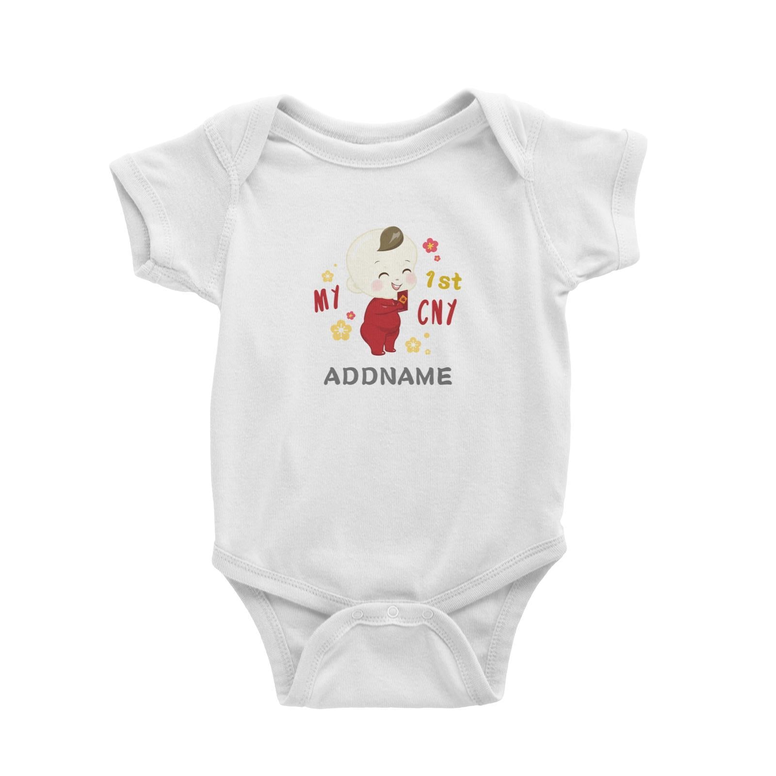 Chinese New Year Family My 1st CNY Baby Boy Addname Baby Romper