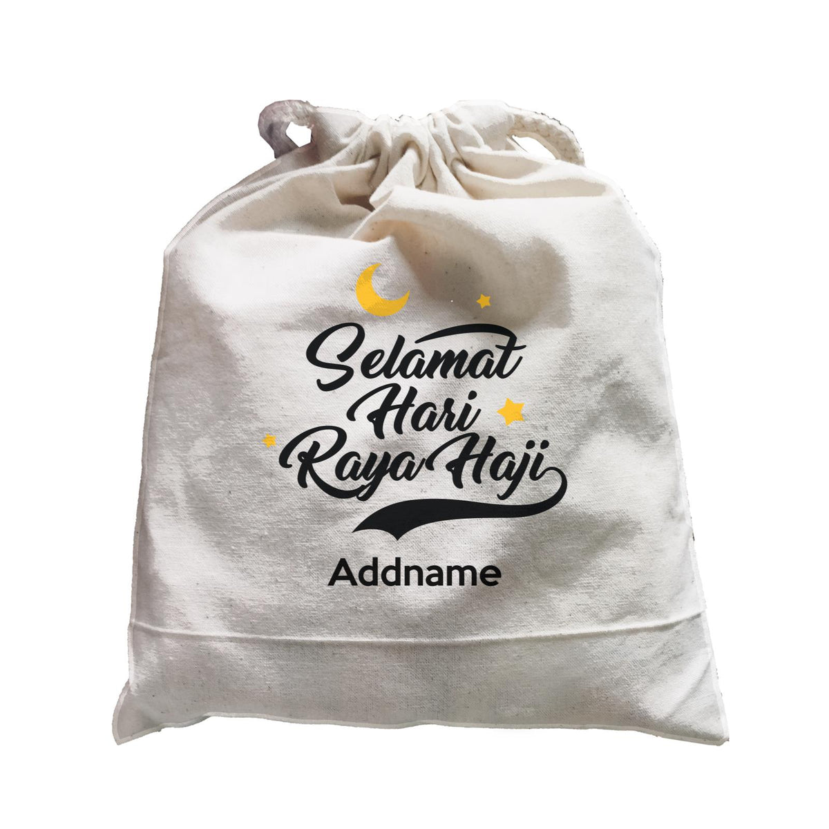 Raya Typography Selamat Hari Raya Haji Addname Satchel