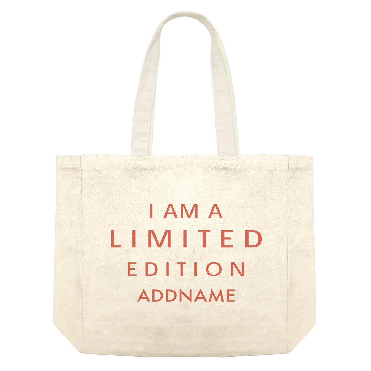 Inspiration Quotes I Am A Limited Edition Addname Shopping Bag