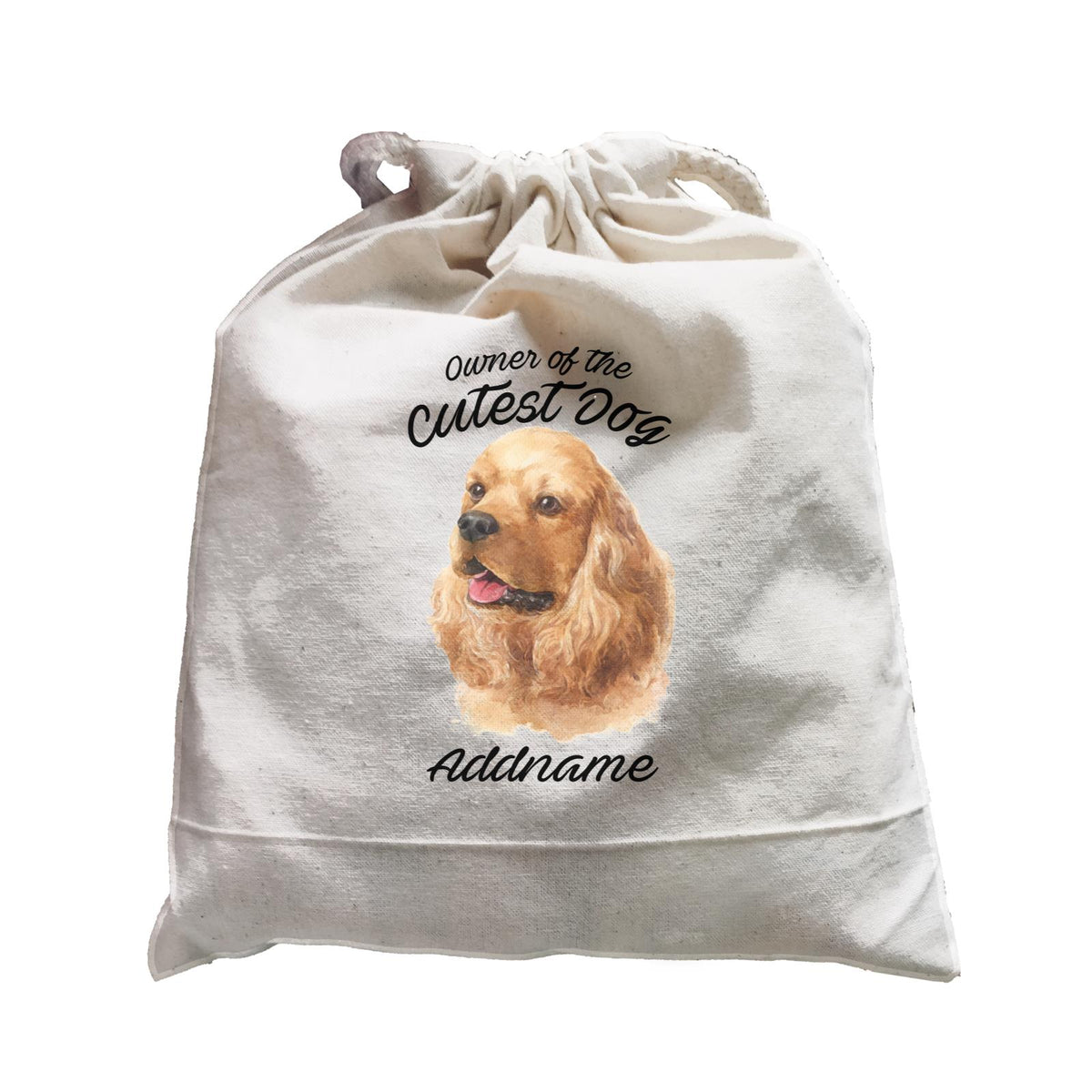 Watercolor Dog Owner Of The Cutest Dog Cocker Spaniel Addname Satchel