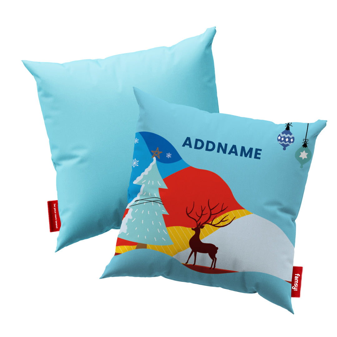 Christmas Series Full Print Cushion - Delighted Season